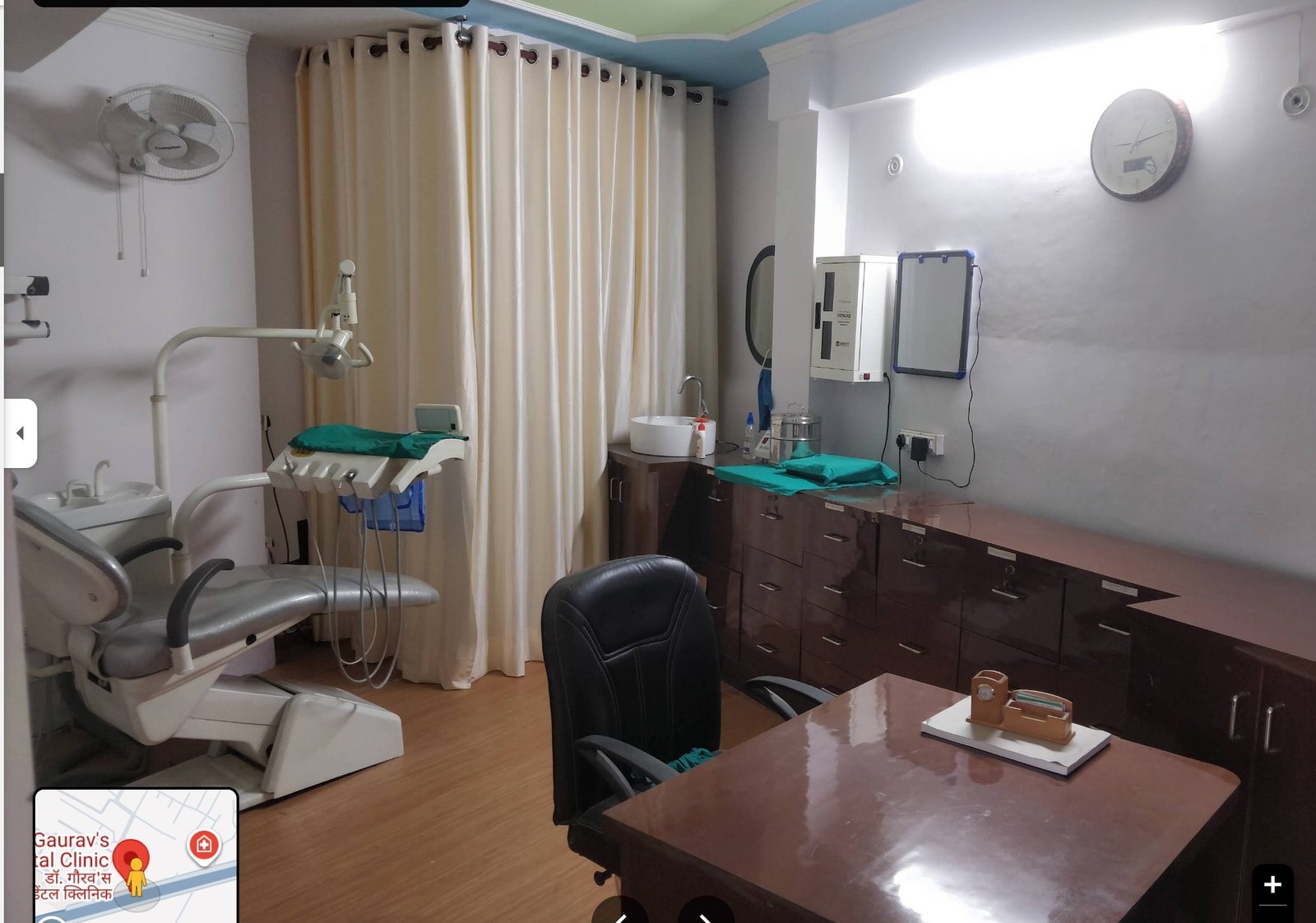 Dental treatment chair and equipment at Dr. Gaurav's Dental & Implant Clinic